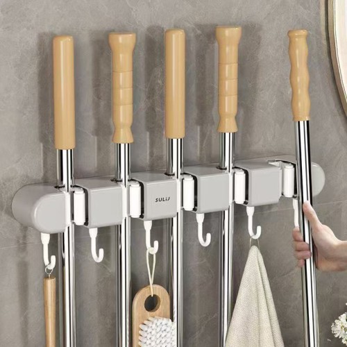 Nonslip Wall Mounted Mop Holder – Strong & Durable Organizer