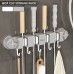 Nonslip Wall Mounted Mop Holder – Strong & Durable Organizer