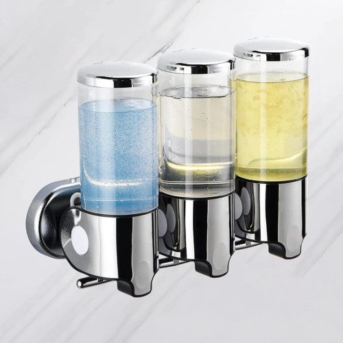 Wall-Mounted Multi-Chamber Soap Dispenser – Stylish, Hygienic & Space-Saving Bathroom Essential Wall-Mounted Multi-Chamber Soap Dispenser – Stylish, Hygienic & Space-Saving Bathroom Essential