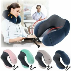 Travel Neck Pillows – Memory Foam with Phone Pocket Travel Neck Pillows – Memory Foam with Phone Pocket