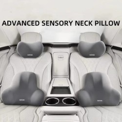 2pcs Car Headrest and Lumbar Support Set – Comfort & Back Support for Driving