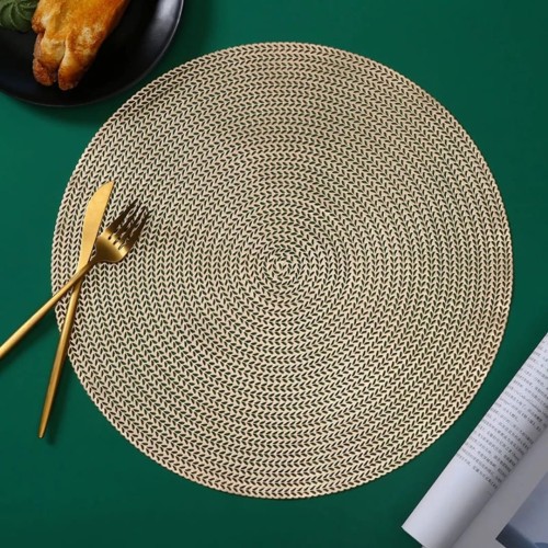 6pcs PVC Non Woven Table Mats – Stylish & Durable Dining Table Protection 6pcs PVC Non Woven Table Mats – Stylish & Durable Dining Table Protection