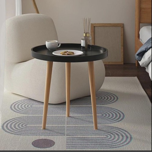 Nordic Style Round Coffee Table – Minimalist Side Table
