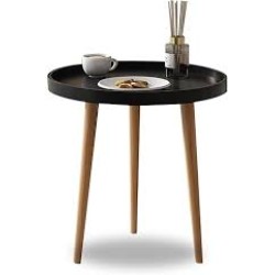 Nordic Style Round Coffee Table – Minimalist Side Table