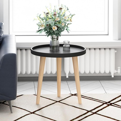 Nordic Style Round Coffee Table – Minimalist Side Table