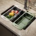 Multifunctional Acrylic Over the Sink Colander/Drain Basket Multifunctional Acrylic Over the Sink Colander/Drain Basket