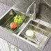 Multifunctional Acrylic Over the Sink Colander/Drain Basket Multifunctional Acrylic Over the Sink Colander/Drain Basket