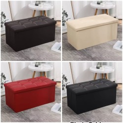 Ottoman Storage Box – Large Leather Storage Seat