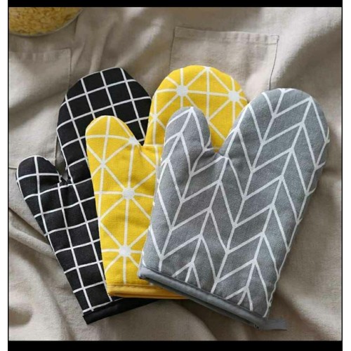 Cotton Oven Gloves – Heat Resistant Pair Cotton Oven Gloves – Heat Resistant Pair