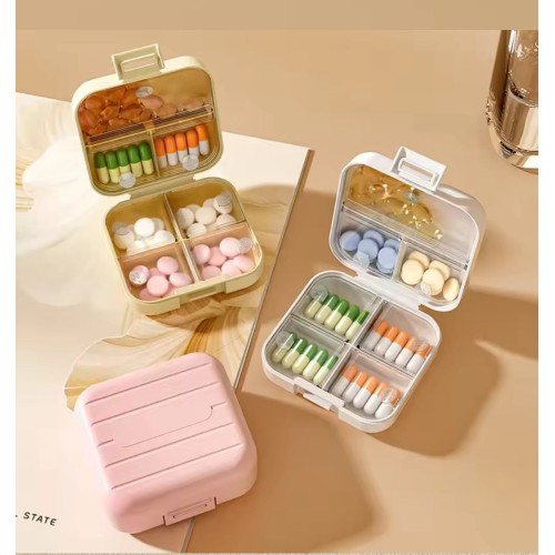 7 Grid Portable Pill Box – Compact Medicine Organizer for Travel & Daily Use 7 Grid Portable Pill Box – Compact Medicine Organizer for Travel & Daily Use