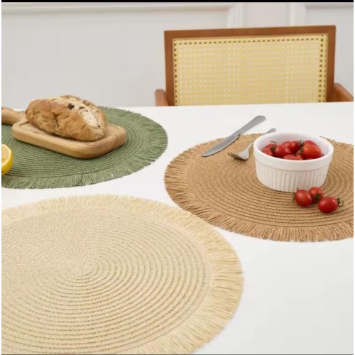 6pcs High-Quality Woven Table Placemats
