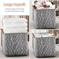 3 Pcs Large Capacity Quilt Storage Bags – Dust & Moisture Proof