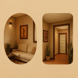 Rectangular Acrylic Mirror 120x40cm