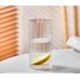 High Borosilicate Ribbed Water/Juice Glasses – Elegant & Durable Drinkware