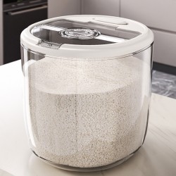 Acrylic 10kg Rice Bucket – Airtight Food Storage Acrylic 10kg Rice Bucket – Airtight Food Storage