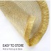 Round Shimmery Gold Placemats – Set of 6