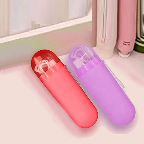Smiley Portable Toothbrush Holder – Travel-Friendly Organizer