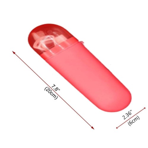 Smiley Portable Toothbrush Holder – Travel-Friendly Organizer