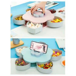 Rotating Petal Snack Tray – Candy & Nut Storage Rotating Petal Snack Tray – Candy & Nut Storage