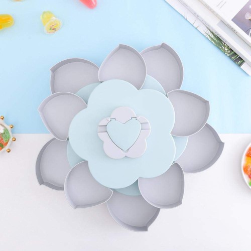 Rotating Petal Snack Tray – Candy & Nut Storage Rotating Petal Snack Tray – Candy & Nut Storage