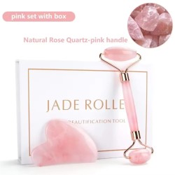 Jade Roller & Gua Sha Set – Facial Massager