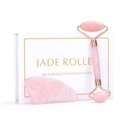 Jade Roller & Gua Sha Set – Facial Massager