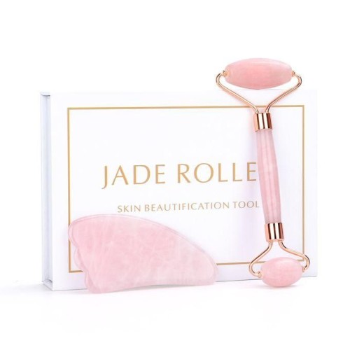 Jade Roller & Gua Sha Set – Facial Massager Jade Roller & Gua Sha Set – Facial Massager