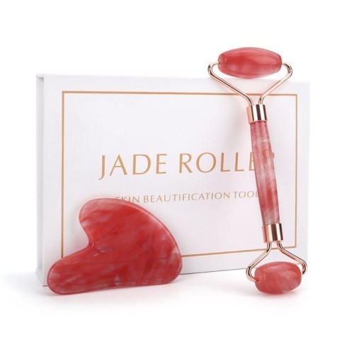 Jade Roller & Gua Sha Set – Facial Massager Jade Roller & Gua Sha Set – Facial Massager