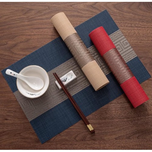 Premium Luxury PVC Table Mats – Set of 6