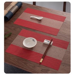 Premium Luxury PVC Table Mats – Set of 6