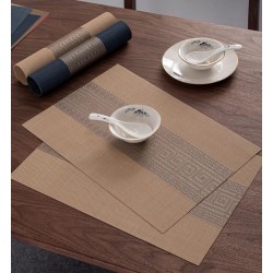 Premium Luxury PVC Table Mats – Set of 6