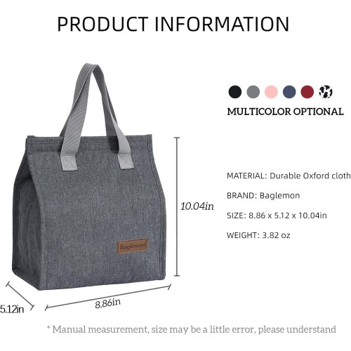 Thermal Insulated Tote Lunch Bag – Portable & Stylish