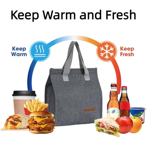Thermal Insulated Tote Lunch Bag – Portable & Stylish