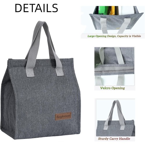 Thermal Insulated Tote Lunch Bag – Portable & Stylish