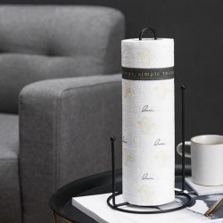 Light Luxury Metallic Paper Towel Holder