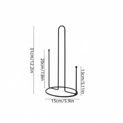 Light Luxury Metallic Paper Towel Holder