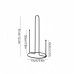 Light Luxury Metallic Paper Towel Holder