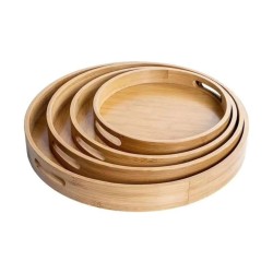 Multifunctional 4in1 Bamboo Trays – Stylish & Practical Household Essential