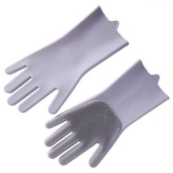 2pcs Silicone Washing Gloves