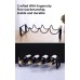 Metallic Carbon Wine Holder – 4 Slot