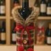 Wine Bottle Gift Wrap – Elegant Red Braided Cover Wine Bottle Gift Wrap – Elegant Red Braided Cover
