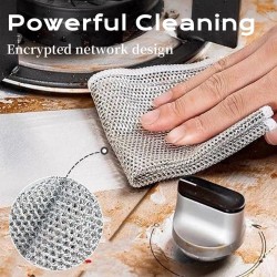 Multi-Purpose Magic Wire Dish Cleaning Cloth (Set of 5pcs)