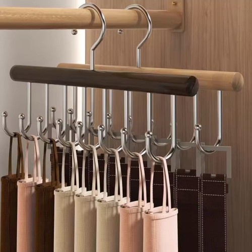 Wooden Plank Multipurpose 8 Hook Hanger