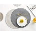 Elegant Round Woven Placemats – 6 pcs
