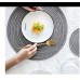 Elegant Round Woven Placemats – 6 pcs