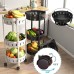 Foldable Rotating Vegetable/Fruit Rack with Lockable Wheel Foldable Rotating Vegetable/Fruit Rack with Lockable Wheel