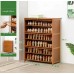 6-Tier Flip Side Bamboo Shoe Cabinet & Storage Shelf – Foldable Eco-Friendly Organizer