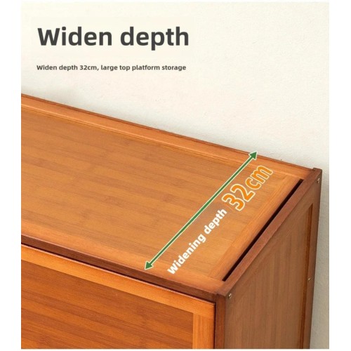 6-Tier Flip Side Bamboo Shoe Cabinet & Storage Shelf – Foldable Eco-Friendly Organizer 6-Tier Flip Side Bamboo Shoe Cabinet & Storage Shelf – Foldable Eco-Friendly Organizer