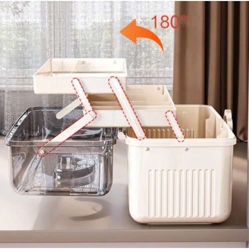3-Layered Portable Medicine Storage Box 3-Layered Portable Medicine Storage Box