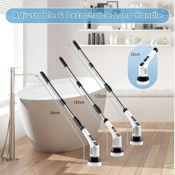 Rechargeable 7-in-1 Spin Scrubber Brush